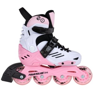 Powerslide Khaan Junior LTD adj. Inline Skates Kinder Weiß Rosa | ENL-758149