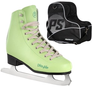 Powerslide PL Klassische Fresh Mint Ice Skate Bag bundle Schlittschuhe Unisex Mintfarben | DBZ-068759