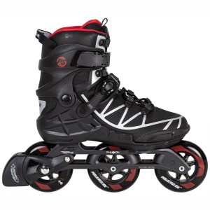 Powerslide Phuzion Argon Scarlet 100 Inline Skates Herren Schwarz Grau | VPU-416982