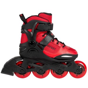 Powerslide Rocket adj. Inline Skates Kinder Schwarz Rot | UZY-321068