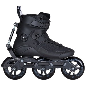 Powerslide Swell Triple Syncro 110 Inline Skates Herren Schwarz | KEX-746925