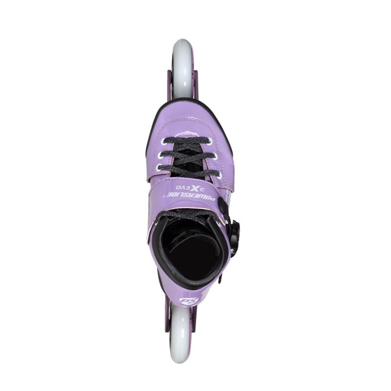 Powerslide 3X adj. Evo Lavender Inline Skates Kinder Lavendel | CYW-854693