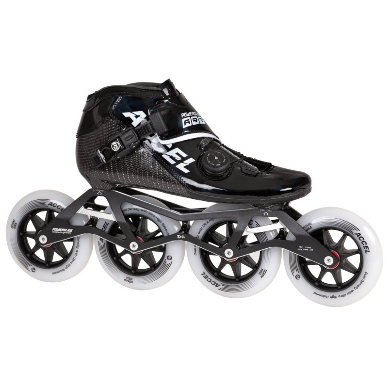 Powerslide ACCEL 110 Inline Skates Herren Schwarz | QCV-178439