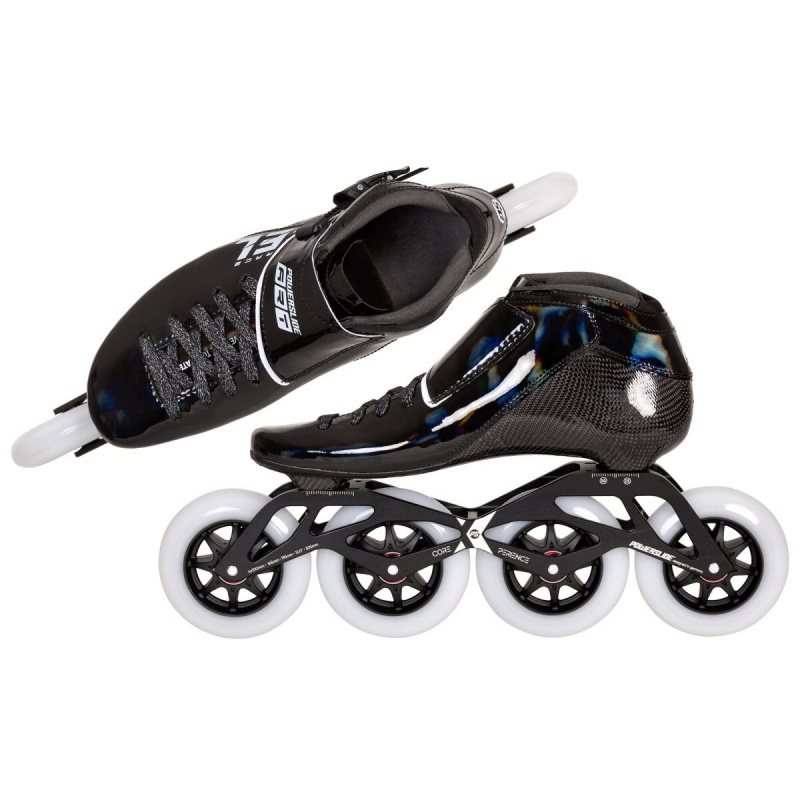 Powerslide ACCEL Race 100 Inline Skates Herren Schwarz | OMK-853921