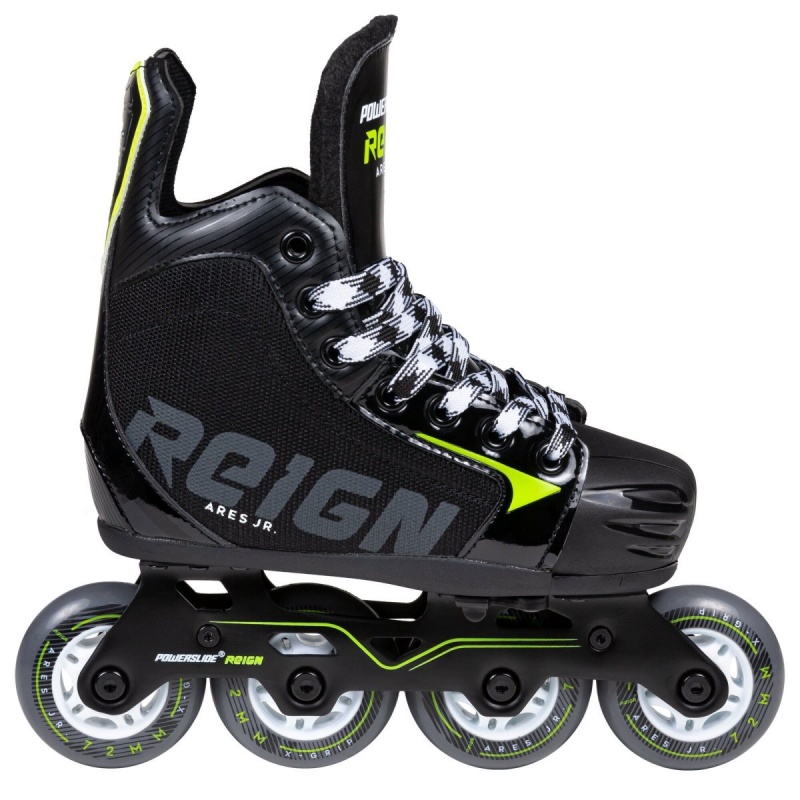 Powerslide Ares Junior adj. Inline Skates Kinder Schwarz | KYX-308592