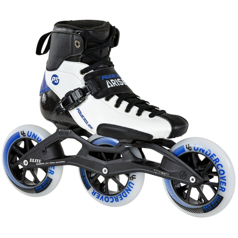 Powerslide Arise Marathon Inline Skates Herren Schwarz Weiß Blau | GQE-659241