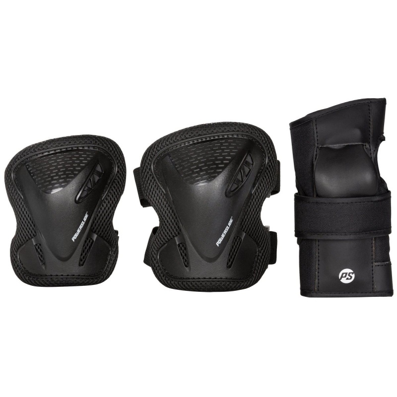 Powerslide Basic Adult Set Schutz Herren Schwarz | BOX-371059