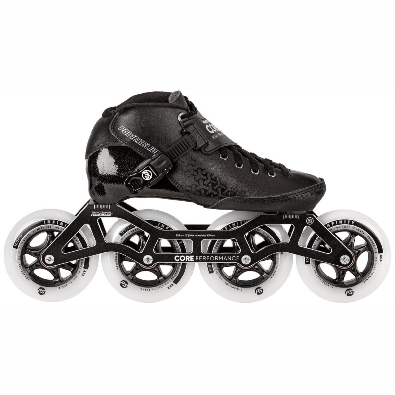 Powerslide Core Performance 4X100 Inline Skates Herren Schwarz | RGP-638927