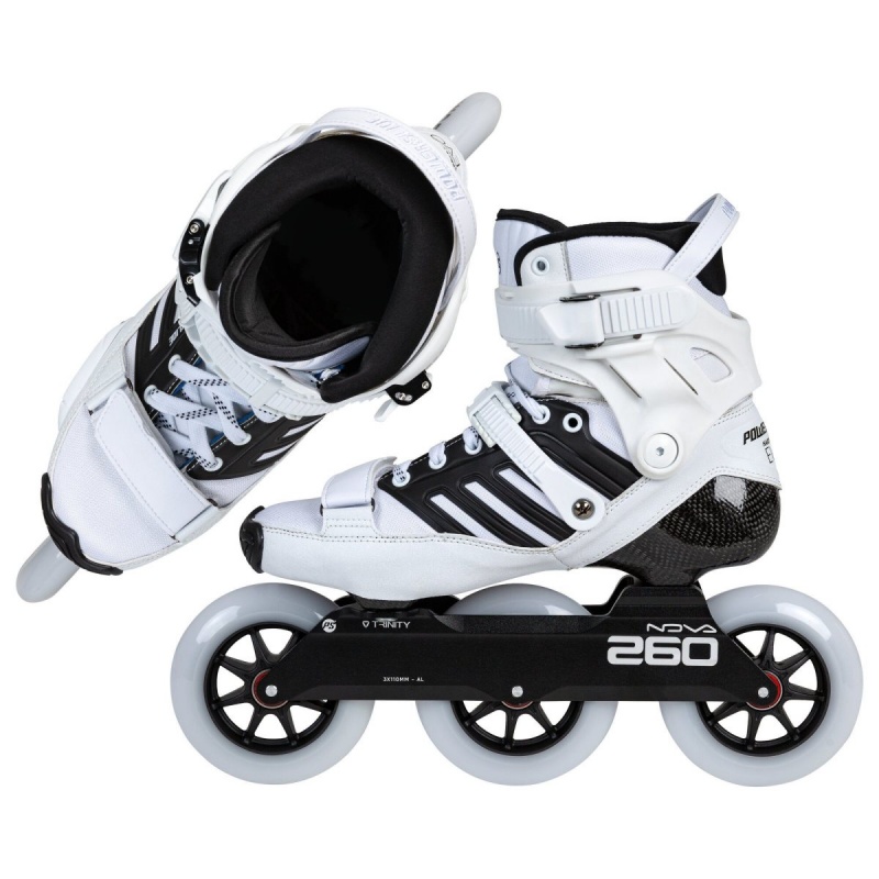 Powerslide HC Evo Pro 110 Inline Skates Herren Weiß Schwarz | RMW-267049