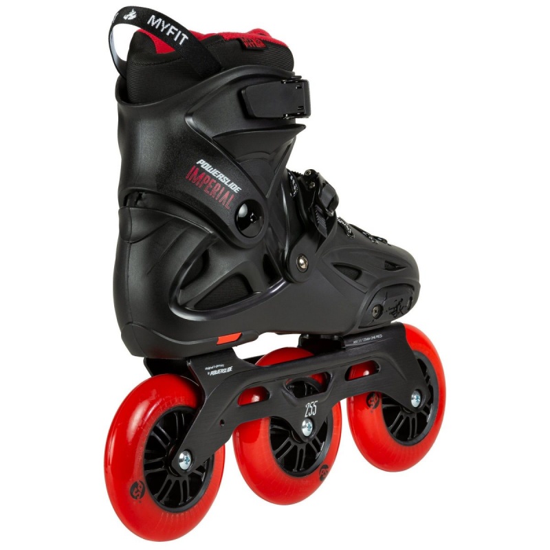 Powerslide Imperial 110 Inline Skates Herren Schwarz Rot | XMO-683251