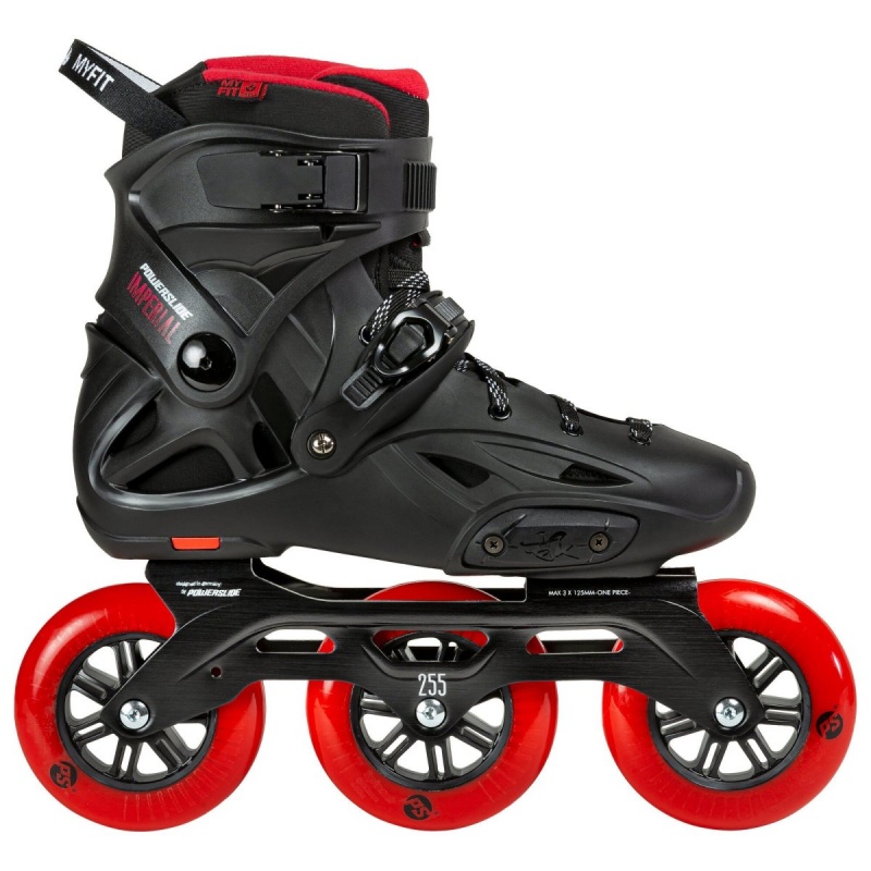 Powerslide Imperial 110 Inline Skates Herren Schwarz Rot | XMO-683251