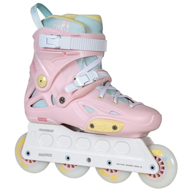 Powerslide Imperial Lollipop 80 Inline Skates Herren Rosa Mehrfarbig | RYF-142706