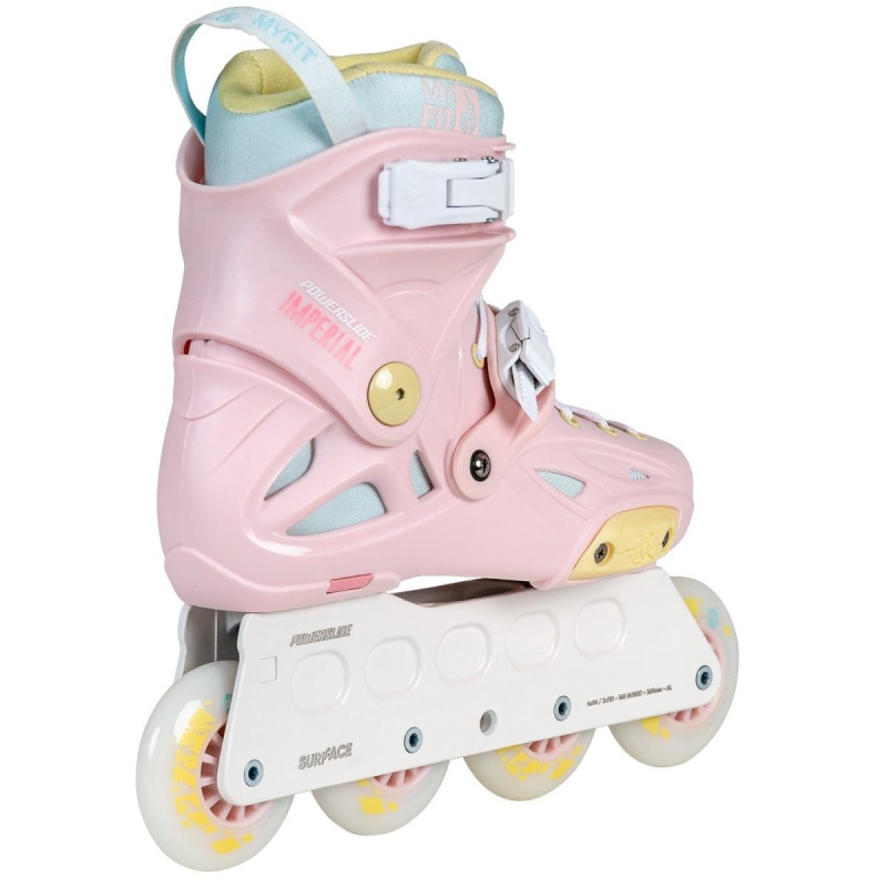 Powerslide Imperial Lollipop 80 Inline Skates Herren Rosa Mehrfarbig | RYF-142706