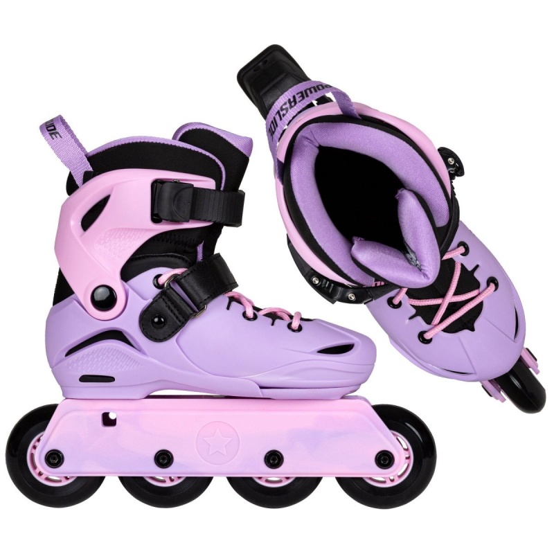 Powerslide Jet Lavender adj. Inline Skates Kinder Lavendel | JBM-604273