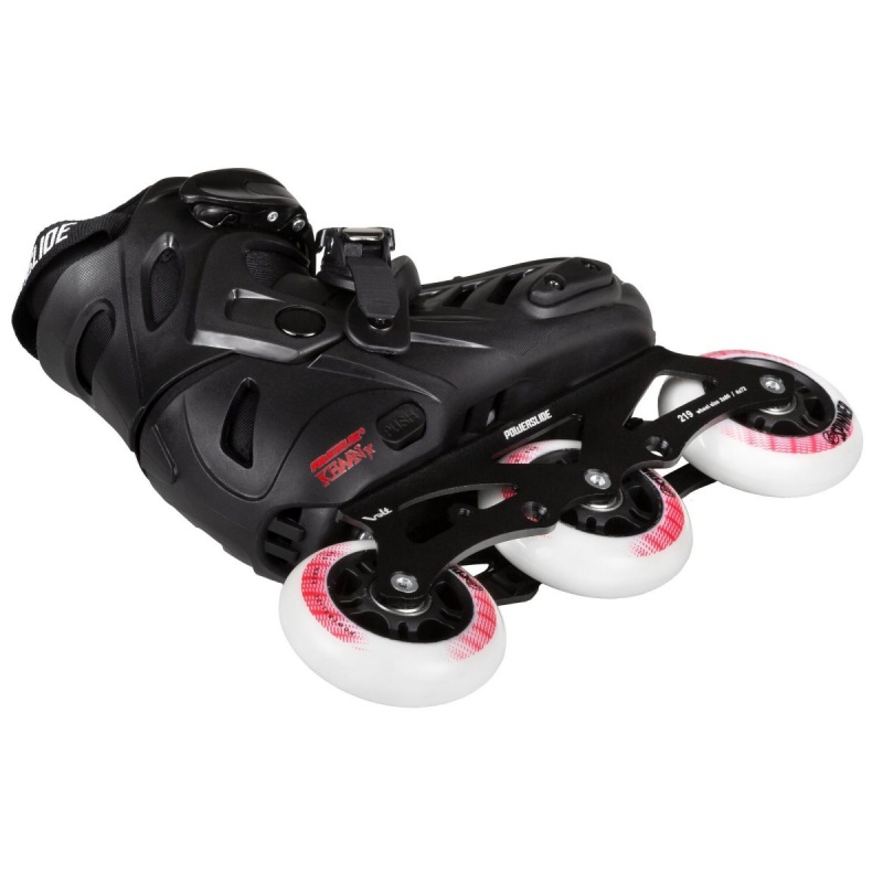 Powerslide Khaan Junior Pro adj. Inline Skates Kinder Schwarz | UYM-530269