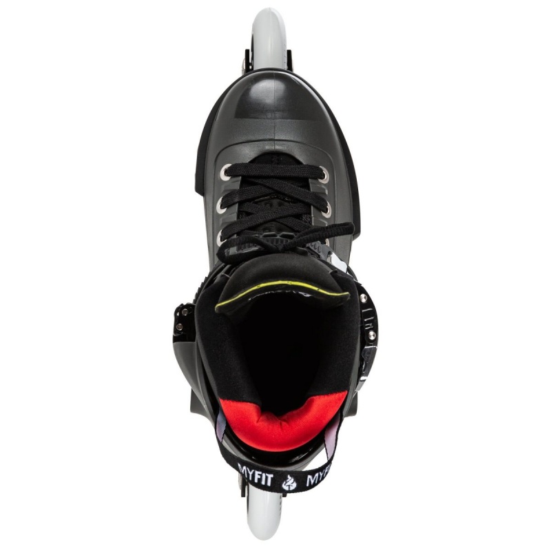 Powerslide Next Charcoal 90 Inline Skates Herren Grau | DBY-702938