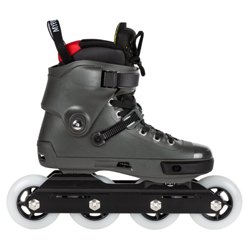 Powerslide Next Charcoal 90 Inline Skates Herren Grau | DBY-702938