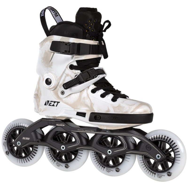 Powerslide Next Marble 110 Inline Skates Herren Weiß | XNU-847539