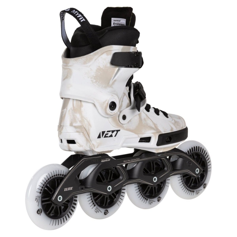 Powerslide Next Marble 110 Inline Skates Herren Weiß | XNU-847539