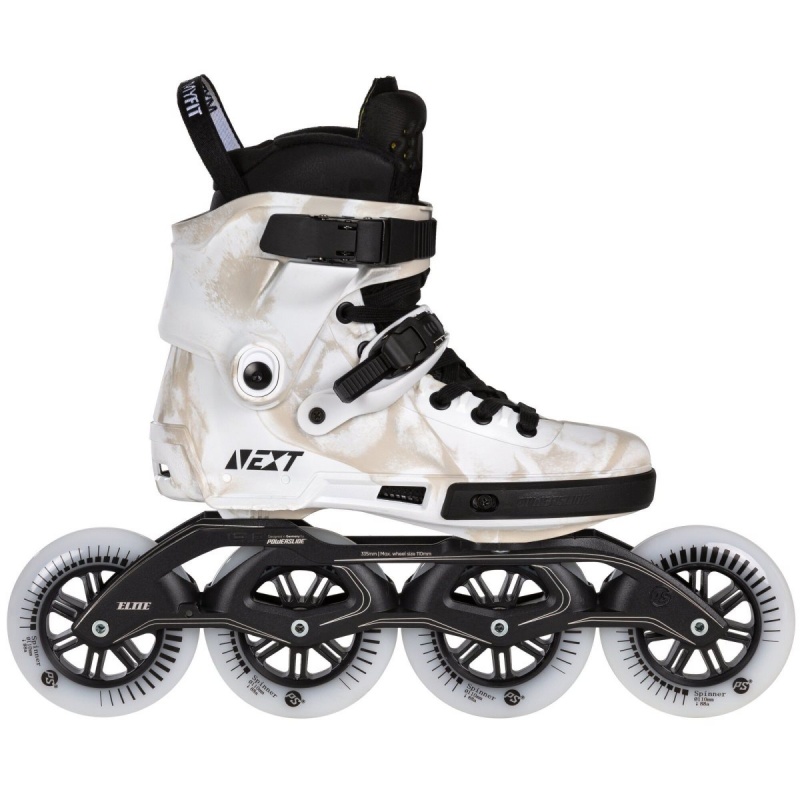 Powerslide Next Marble 110 Inline Skates Herren Weiß | XNU-847539