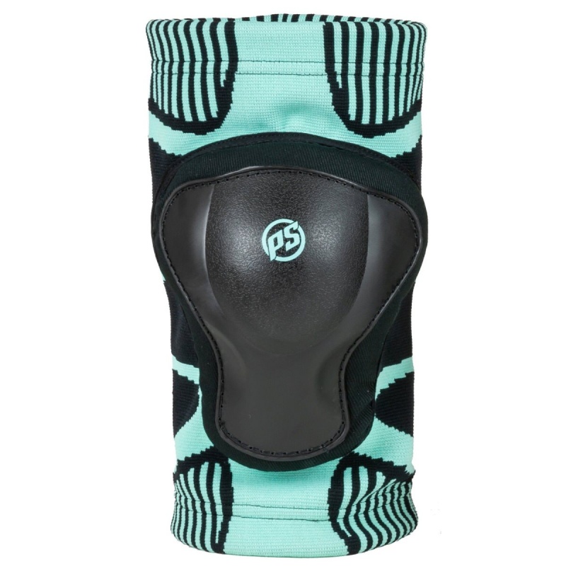 Powerslide Onesie Knee Pad Schutz Herren Schwarz Türkis | QCP-840219