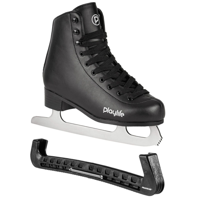 Powerslide PL Klassische Ice Blade Cover bundle Schlittschuhe Unisex Schwarz | VMS-364158