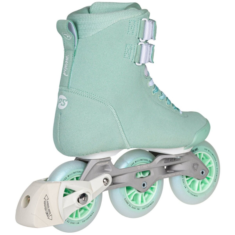 Powerslide Pheme Mint 100 Inline Skates Damen Mintfarben Grün | MTU-458192