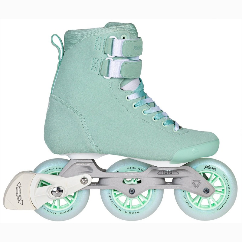 Powerslide Pheme Mint 100 Inline Skates Damen Mintfarben Grün | MTU-458192