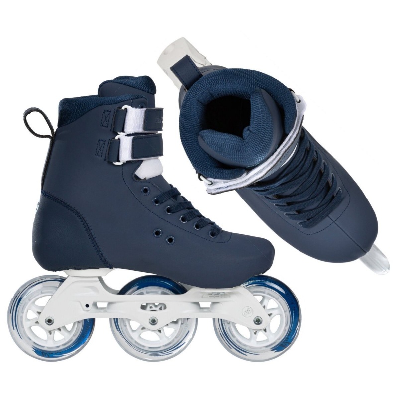 Powerslide Pheme Ocean 100 Inline Skates Damen Navy Blau | KWR-732461