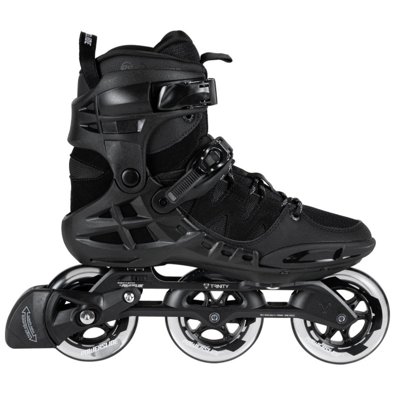 Powerslide Phuzion Argon 100 Inline Skates Herren Schwarz | JFU-239608