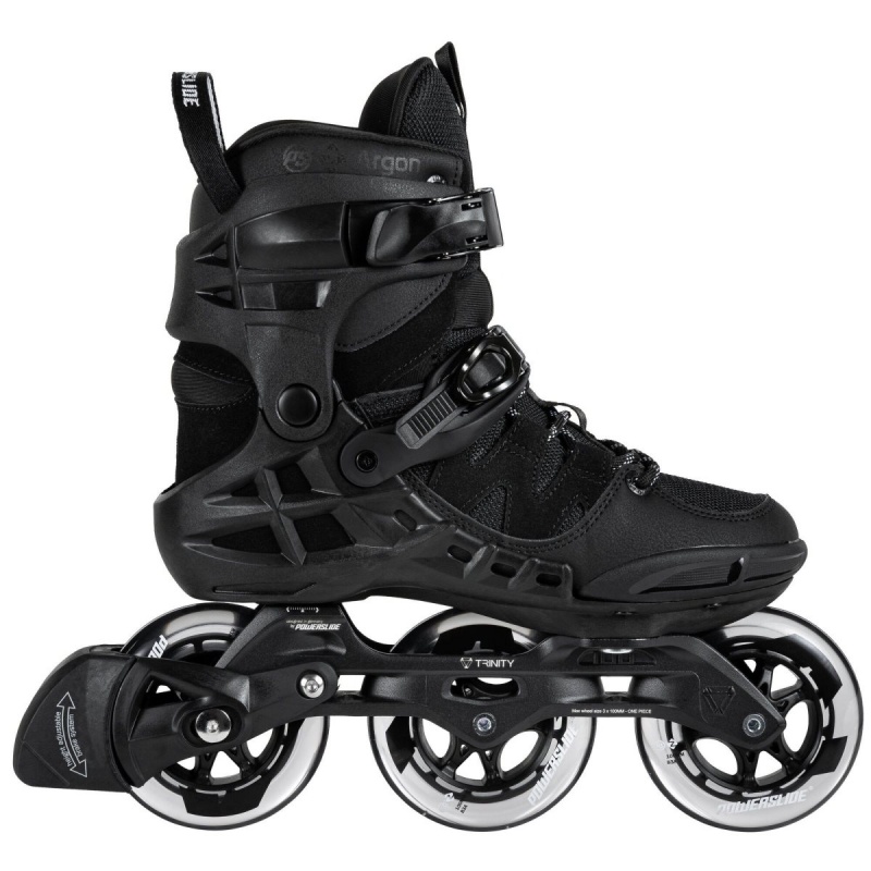 Powerslide Phuzion Argon 100 Inline Skates Herren Schwarz | JFU-239608