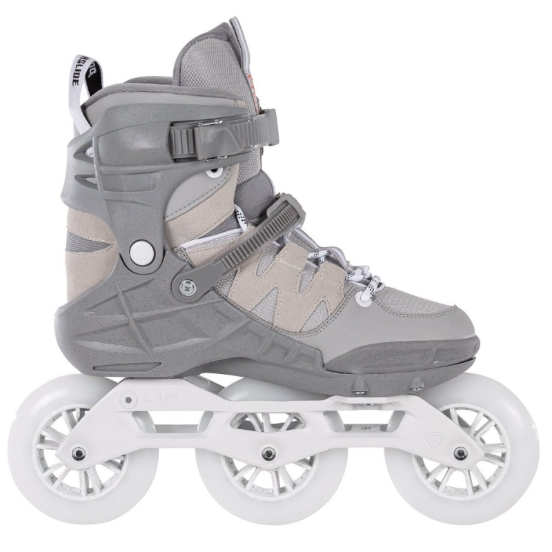 Powerslide Phuzion Argon Cement 110 Inline Skates Herren Grau Weiß | TNM-247683