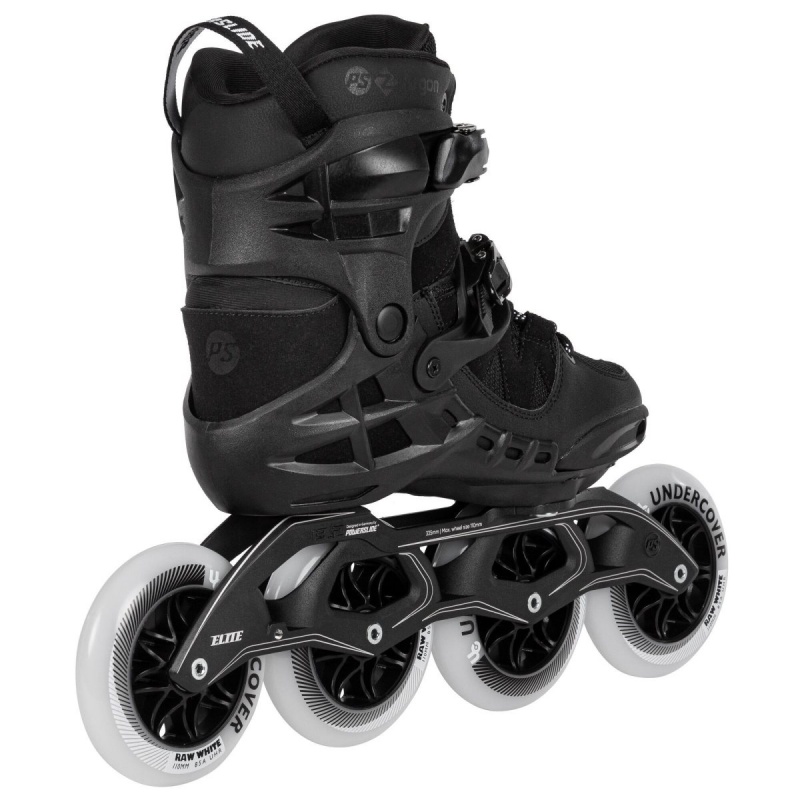 Powerslide Phuzion Argon Straßen 110 Inline Skates Herren Schwarz | KGT-357041