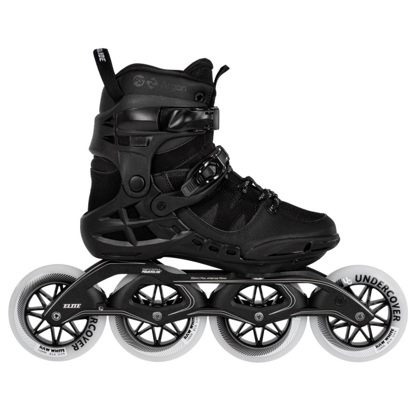 Powerslide Phuzion Argon Straßen 110 Inline Skates Herren Schwarz | KGT-357041