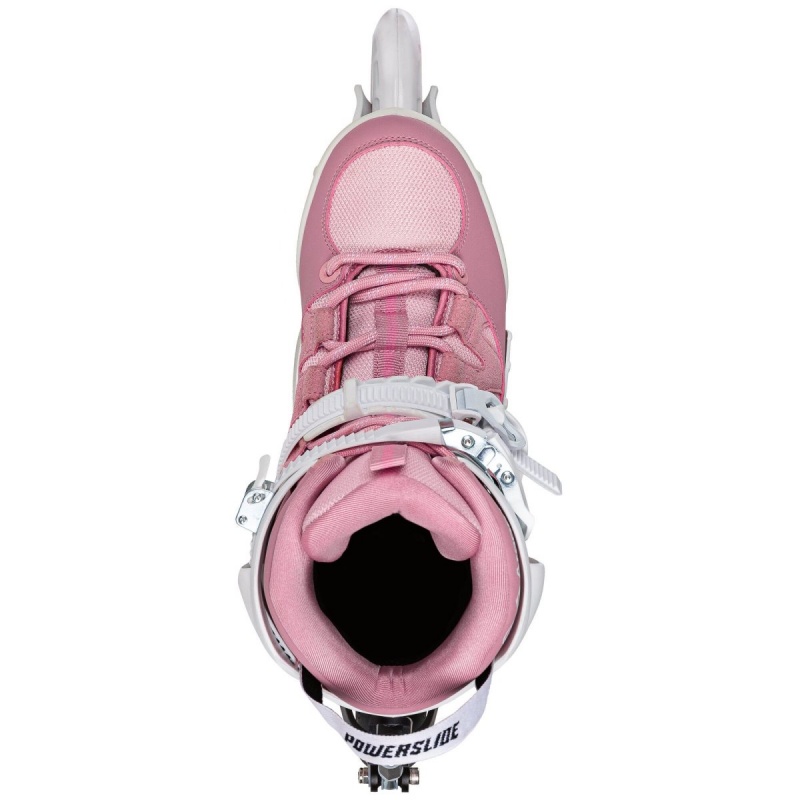 Powerslide Phuzion Argon Syncro 110 Inline Skates Damen Weiß Rosa | MXV-562380