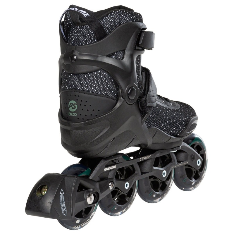 Powerslide Phuzion Enzo BW 90 Inline Skates Herren Schwarz | LSK-815643