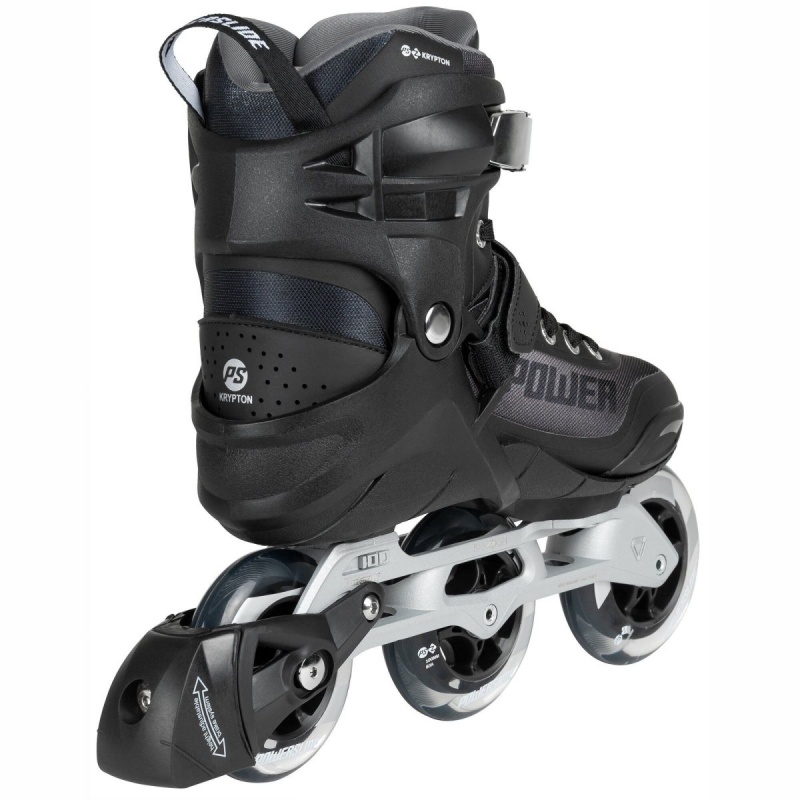 Powerslide Phuzion Krypton Chrome 100 Inline Skates Herren Schwarz | YOG-604813