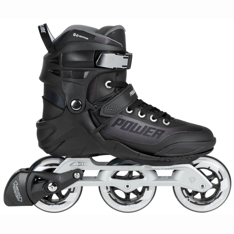 Powerslide Phuzion Krypton Chrome 100 Inline Skates Herren Schwarz | YOG-604813