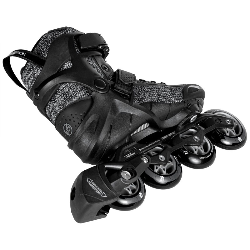 Powerslide Phuzion Radon 80 Inline Skates Herren Schwarz Grau | GAC-109743