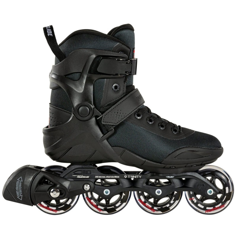 Powerslide Phuzion Radon 80 Inline Skates Herren Schwarz | FNP-809547