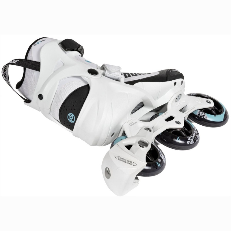 Powerslide Phuzion Radon Freeze 90 Inline Skates Damen Weiß | SER-691804