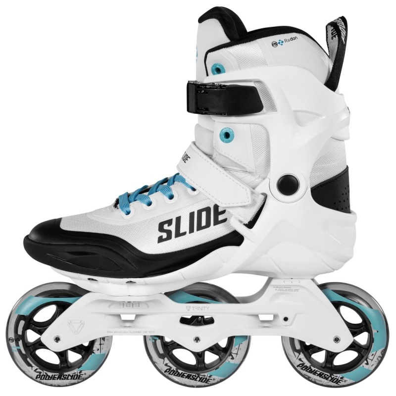 Powerslide Phuzion Radon Freeze 90 Inline Skates Damen Weiß | SER-691804