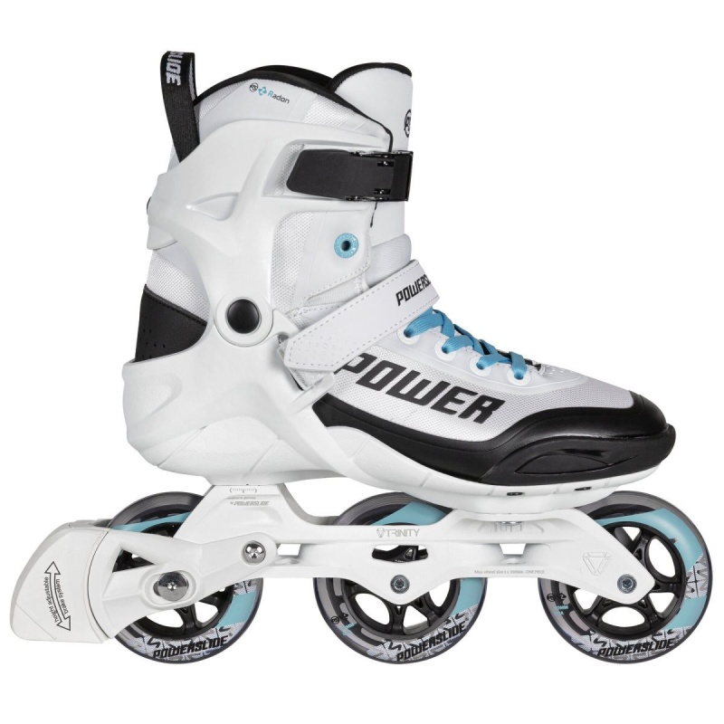 Powerslide Phuzion Radon Freeze 90 Inline Skates Damen Weiß | SER-691804