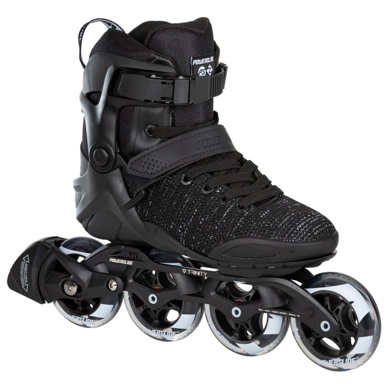 Powerslide Phuzion Xenon 90 Inline Skates Herren Schwarz | HSQ-201946