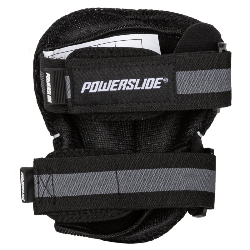 Powerslide Pro Elbow Pad Schutz Herren Schwarz | BAQ-385042