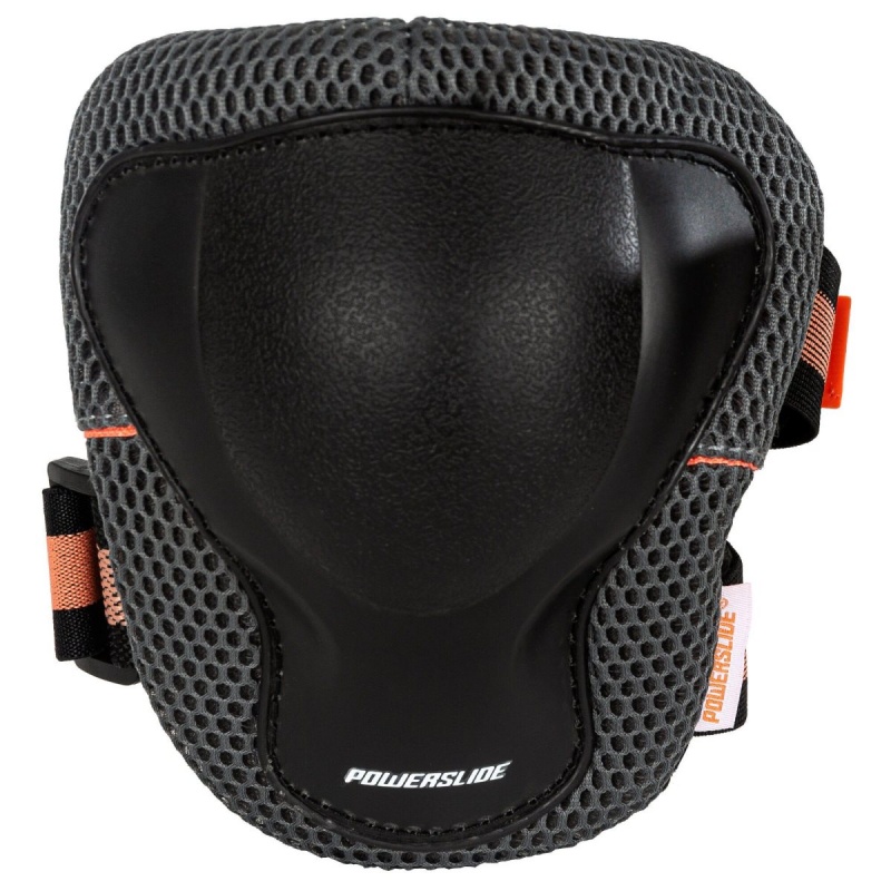 Powerslide Pro Knee Pad Schutz Herren Grau Türkis | JAE-946102