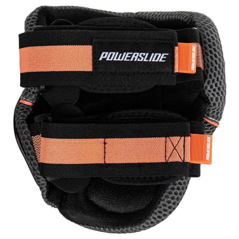 Powerslide Pro Knee Pad Schutz Herren Grau Türkis | JAE-946102