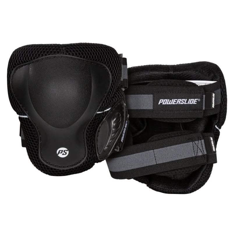 Powerslide Pro Knee Pad Schutz Herren Schwarz | HKE-147982