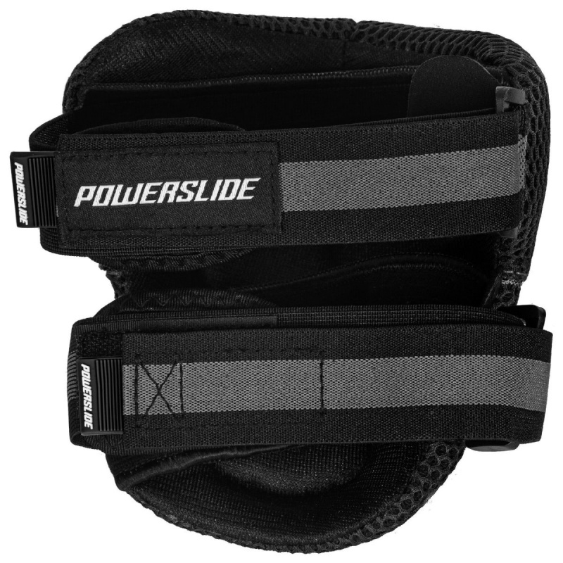 Powerslide Pro Knee Pad Schutz Herren Schwarz | DOB-531784