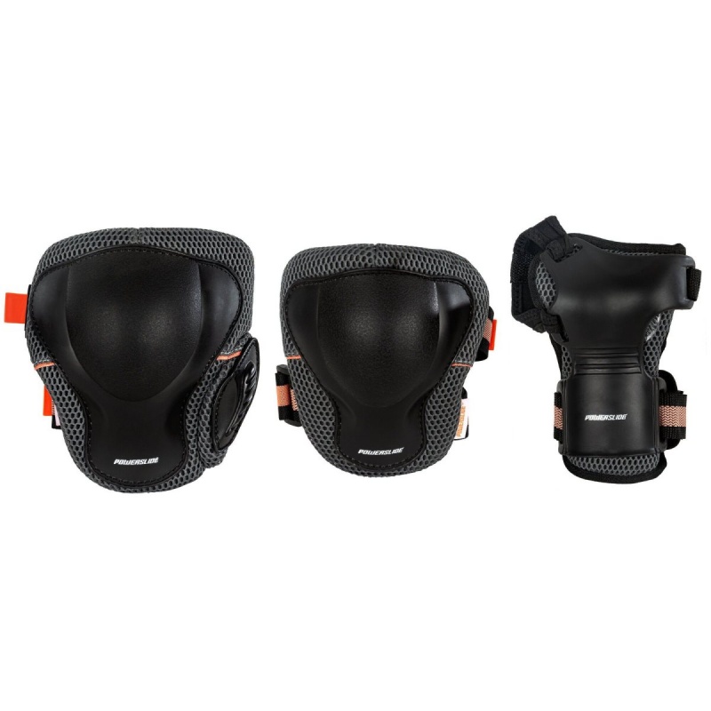 Powerslide Pro Set Schutz Herren Grau Türkis | ABK-623754